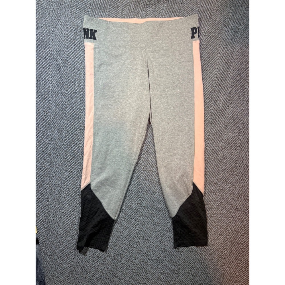 Victoria's Secret PINK Flare Yoga Pants Light Pink Size Medium Y2K